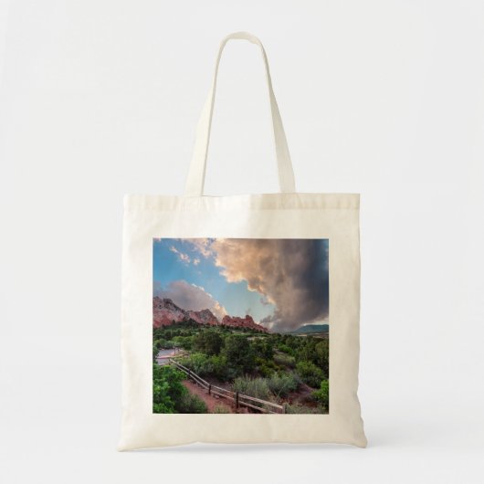 Colorado Sleeping Giant Sunrise Canvas tas (Voorkant)