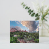 Colorado Sleeping Giant Sunrise Dank u Briefkaart (Staand voorkant)