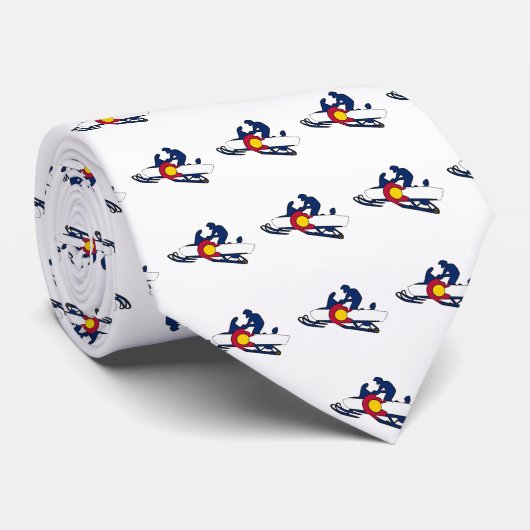 Colorado sneeuwnecktie stropdas (Opgerold)