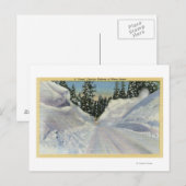 Colorado "Snogo" sneeuwploeg in de winter Briefkaart (Voorkant / Achterkant)