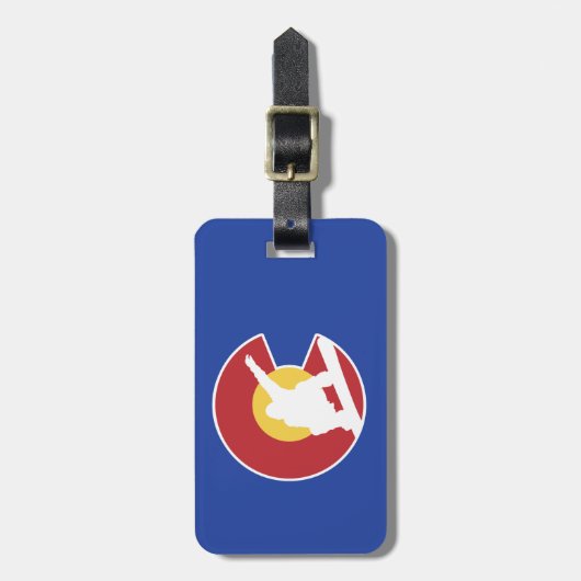 Colorado Snowboard Bagagelabel (Voorkant verticaal)