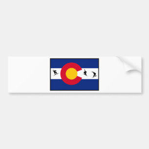 colorado snowboard bumpersticker