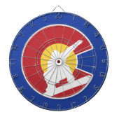 Colorado Snowboard Dartbord (Voorkant)
