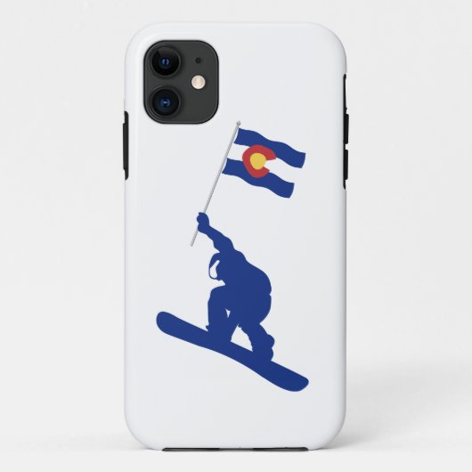 Colorado Snowboard Flag Case-Mate iPhone Case (Achterkant)