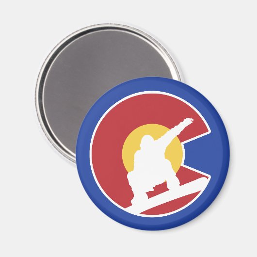 Colorado Snowboard Magneet (Voorkant / Achterkant)