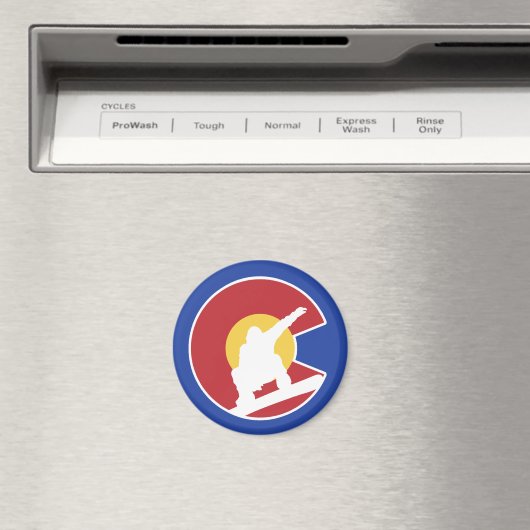 Colorado Snowboard Magneet (Insitu (Vaatwasser))