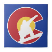 Colorado Snowboard Tegeltje (Voorkant)