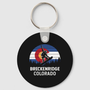 Colorado Snowboarden geschenken en Shirten Brecken Sleutelhanger