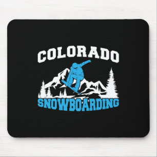 Colorado Snowboarden Winter en Mountain Sport SN Muismat