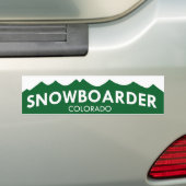 Colorado Snowboarder Bumpersticker (Op auto)
