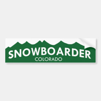 Colorado Snowboarder Bumpersticker