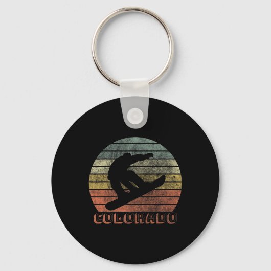 Colorado Snowboarding Winter Sleutelhanger (Voorkant)