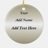 Colorado Snowman-kerstversiering Keramisch Ornament (Achterkant)