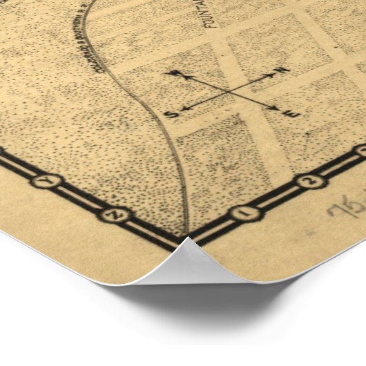 Colorado Springs 1909 Panorama Poster (Hoek)