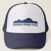 Colorado Springs alstublieft Trucker Pet (Voorkant)