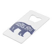 Colorado Springs-Beer Creditkaart Flessenopener (Voorkant Gekanteld)