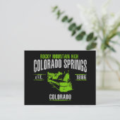 Colorado Springs Briefkaart (Staand voorkant)