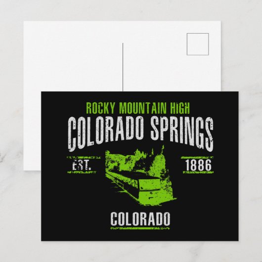 Colorado Springs Briefkaart (Voorkant / Achterkant)