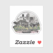 Colorado Springs City Colorado State, Verenigde St Sticker (Vel)