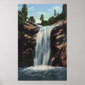 Colorado Springs, CO - Bridal Veil Herfsten Poster (Voorkant)