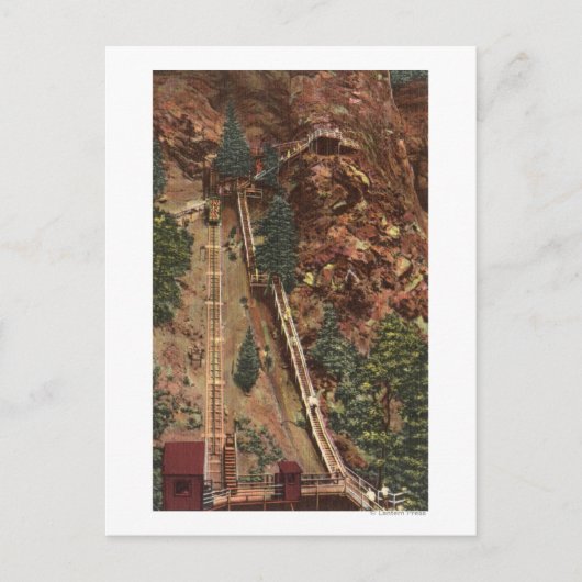 Colorado Springs, CO Briefkaart (Voorkant)