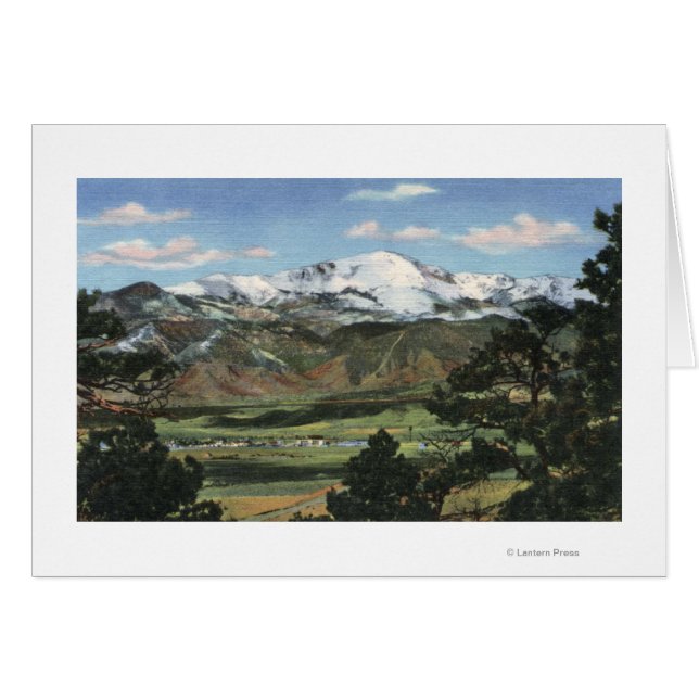 Colorado Springs, CO - Pikes Peak (Voorkant Horizontaal)