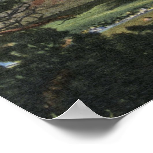 Colorado Springs, CO - Pikes Peak Poster (Hoek)