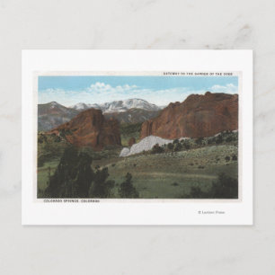 Colorado Springs, Colorado 3 Briefkaart