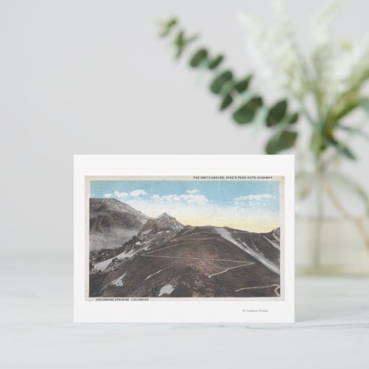 Colorado Springs, Colorado 4 Briefkaart (Staand voorkant)