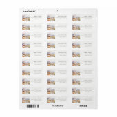 Colorado Springs, Colorado Aquarel Adres Etiket (Full Sheet)