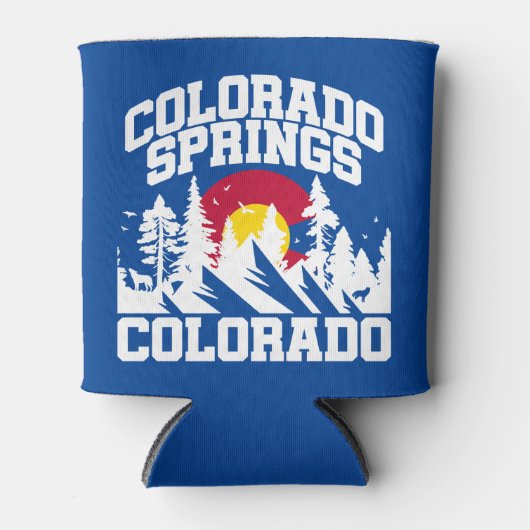 Colorado Springs, Colorado Blikjeskoeler (Voorkant)