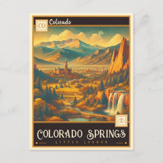 Colorado Springs, Colorado |  Briefkaart (Voorkant)