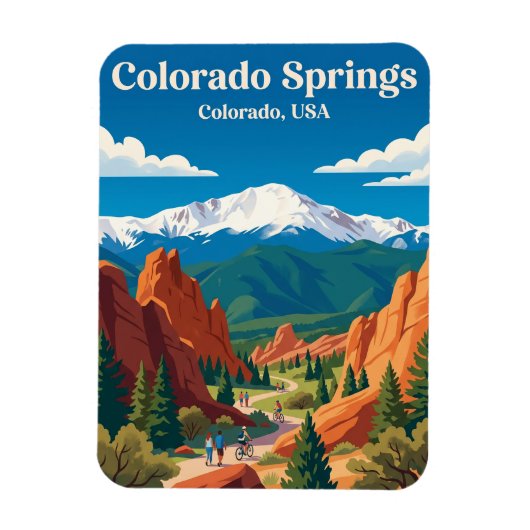 Colorado Springs Colorado Magneet (Verticaal)