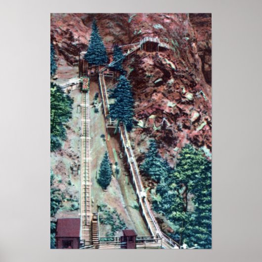 Colorado Springs Colorado Manitou Springs Poster (Voorkant)