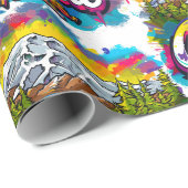 Colorado Springs, Colorado Pikes Peak Mountain Cadeaupapier (Rol Hoek)