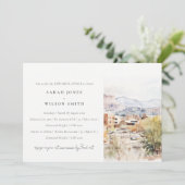 Colorado Springs, Colorado Rehearsal Dinner Kaart (Staand voorkant)