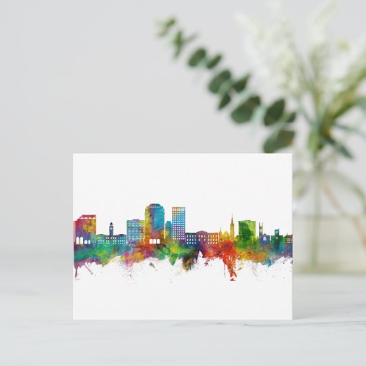 Colorado Springs Colorado Skyline Briefkaart (Staand voorkant)