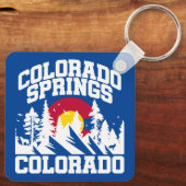 Colorado Springs, Colorado Sleutelhanger (Achterkant)