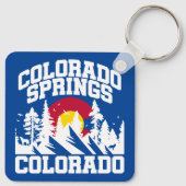 Colorado Springs, Colorado Sleutelhanger (Achterkant)