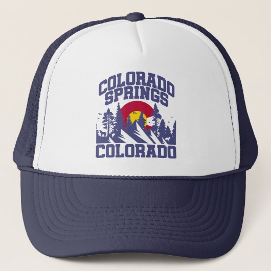 Colorado Springs, Colorado Trucker Pet (Voorkant)