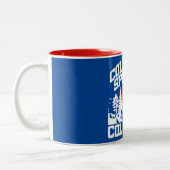 Colorado Springs, Colorado Tweekleurige Koffiemok (Links)