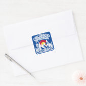 Colorado Springs, Colorado Vierkante Sticker (Envelop)