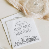 Colorado Springs Deco Skyline | Weddenschap Servet