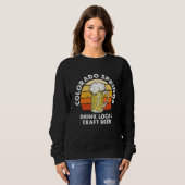 Colorado Springs Drink Local Craft Beer Co Homebre Trui (Voorkant volledig)