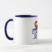 Colorado Springs houten bergen mok (Links)