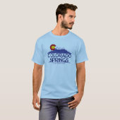 Colorado Springs houten bergen shirt (Voorkant volledig)