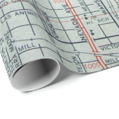 COLORADO SPRINGS  kaart Cadeaupapier (Rol Hoek)