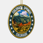 Colorado Springs Keramisch Ornament (Rechts)