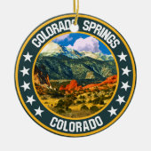 Colorado Springs Keramisch Ornament (Voorkant)
