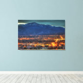 Colorado Springs Lights Canvas Afdruk (Insitu (Houten vloer))
